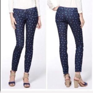 Lucky Brand Skinny Jeans Sofia Print